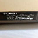 Analog Synthesizers Casio Casiotone 610 Ct-610
