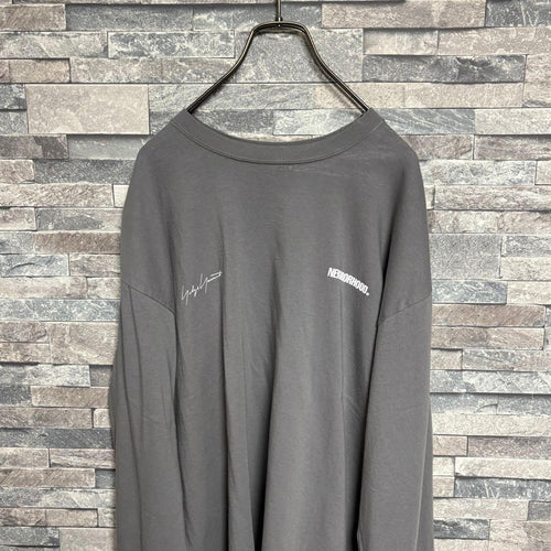 Yohji Yamamoto Pour Homme Medium/Long-Sleeve T-Shirts 24Ss L/S T Gry/Xl