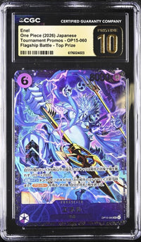 One Piece Card Game Cgc10 Pristine Sr Op15-060