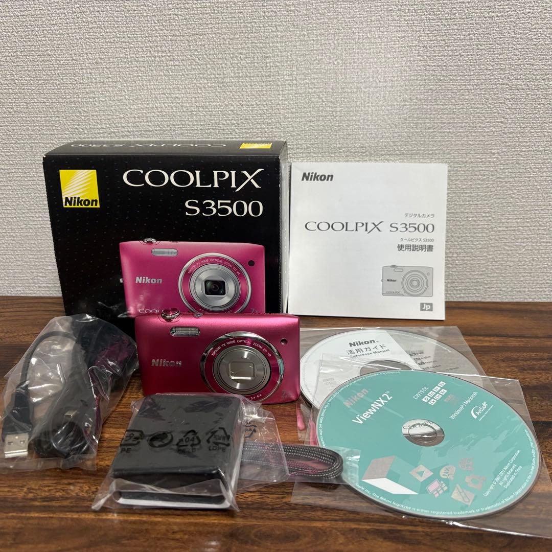 Nikon Compact Digital Camera Coolpix S3500 Ccd
