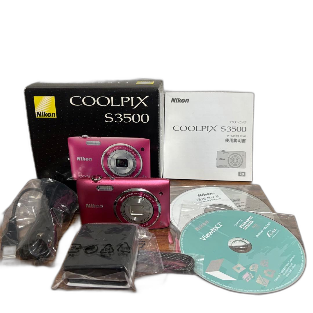 Nikon Compact Digital Camera Coolpix S3500 Ccd