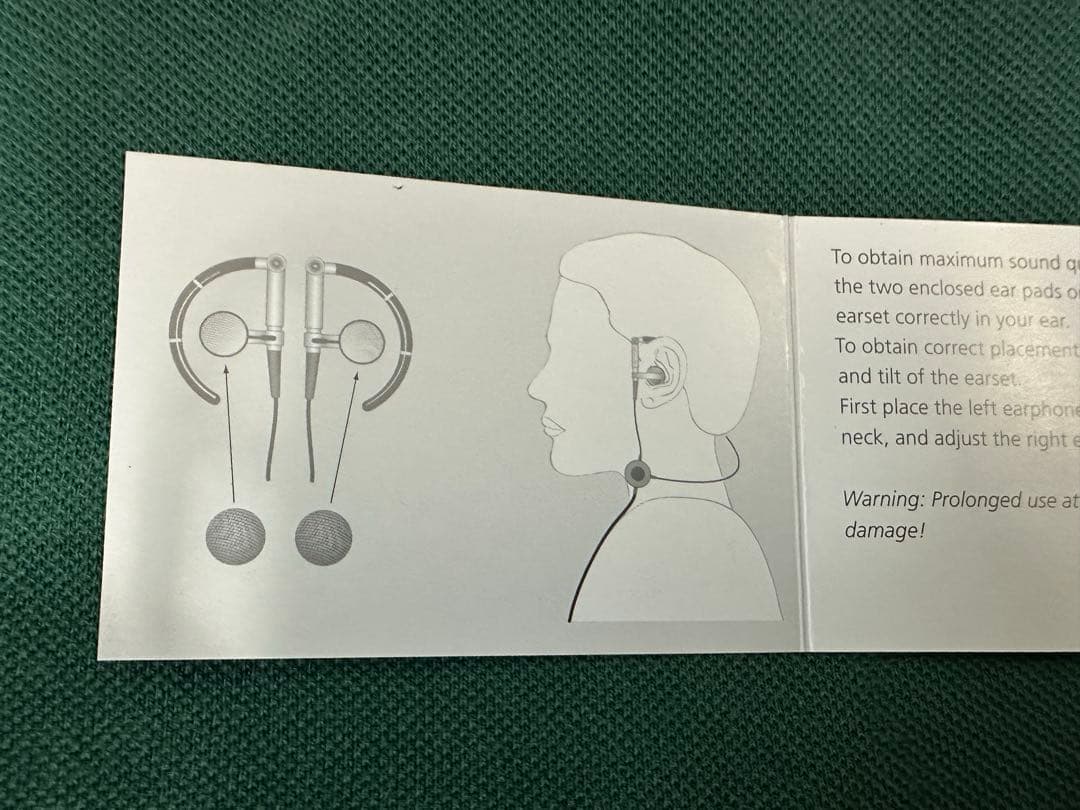 Bang Olufsen Wired Earphones B&O A8 Earset 3