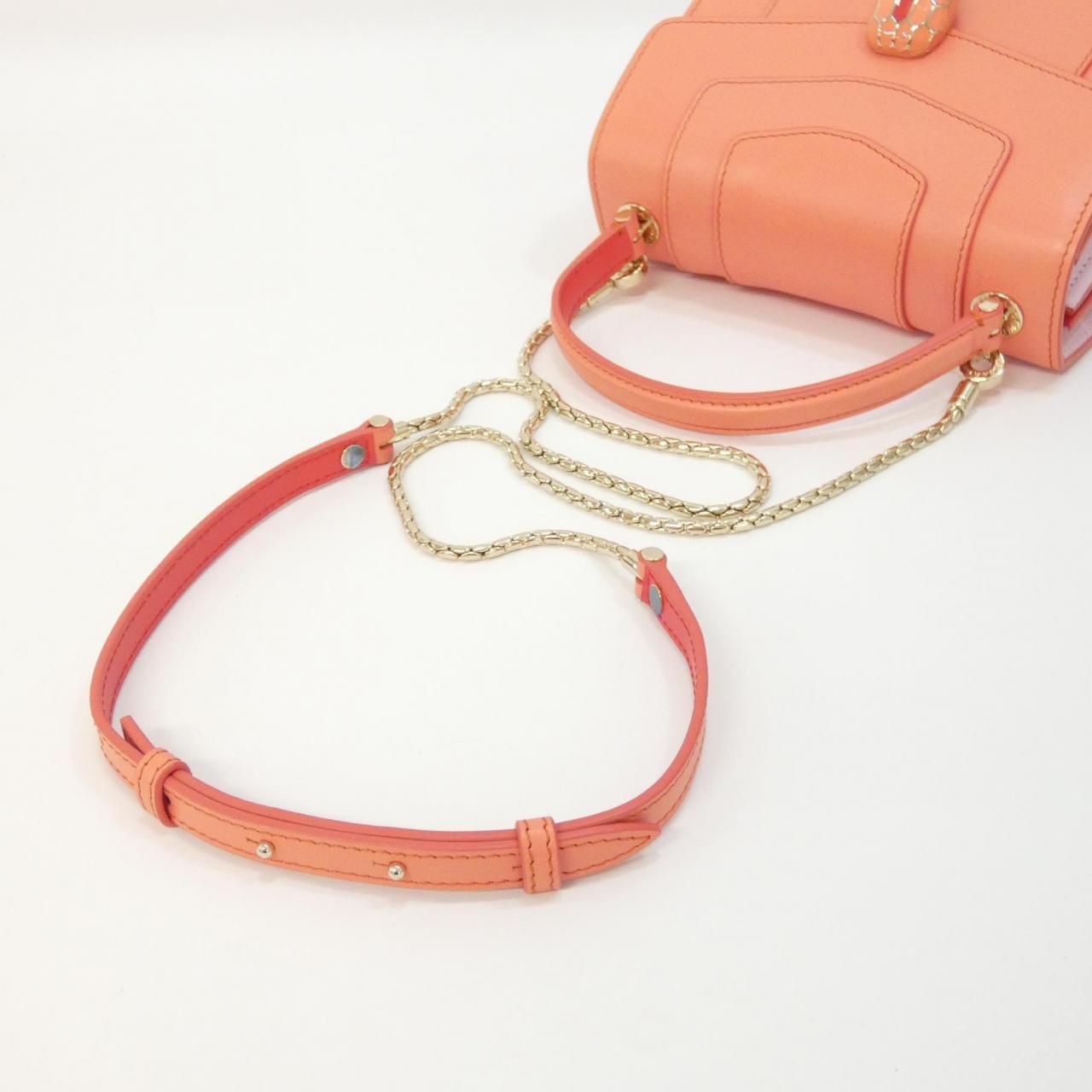 Bvlgari Handbag Serpenti Forever 288774 Pink( Gold(