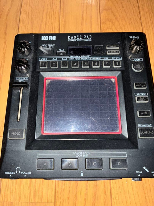 Korg Expansion Pad Sampler Effector Kaoss Kp3
