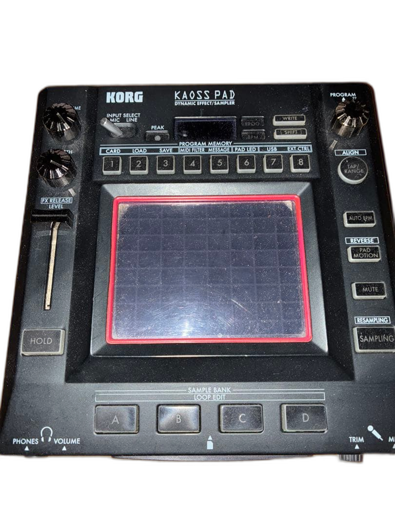 Korg Expansion Pad Sampler Effector Kaoss Kp3