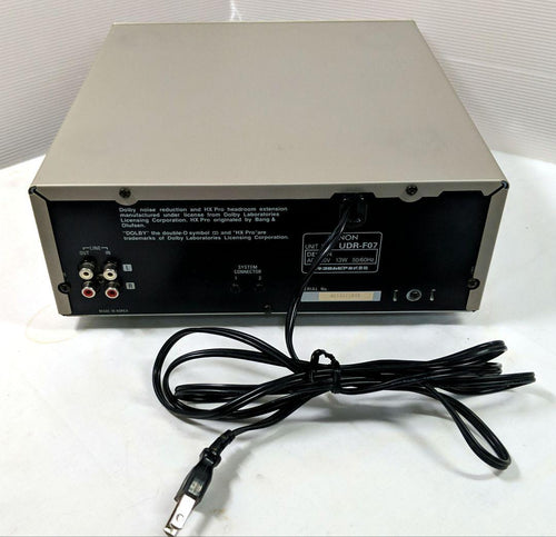 Denon Cassette Player Udr-F07