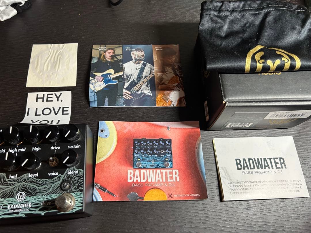 Bass Effects Units Walrus Audio Badwater