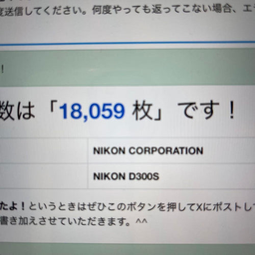 Nikon Digital Slr D300S 18,059
