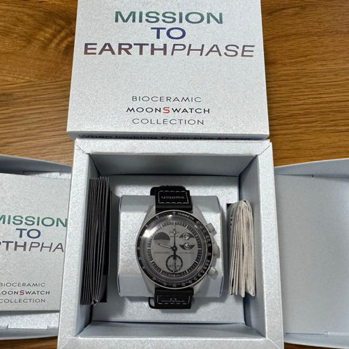 Swatch Quartz Watches Omega Earthphase