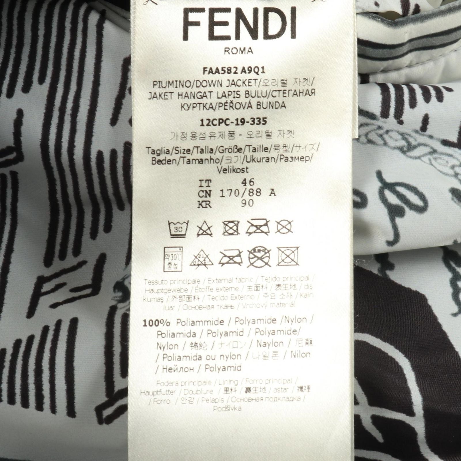 Fendi Down Jacket Used B