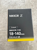 Nikon Lens (Zoom) Nikkor Z Dx 18-140Mm F/3.5-6.3 Vr