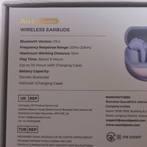 Soundpeats Wireless Earphones Air5