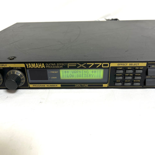 Yamaha Recording Effector Fx770 Guitar Effect Processor