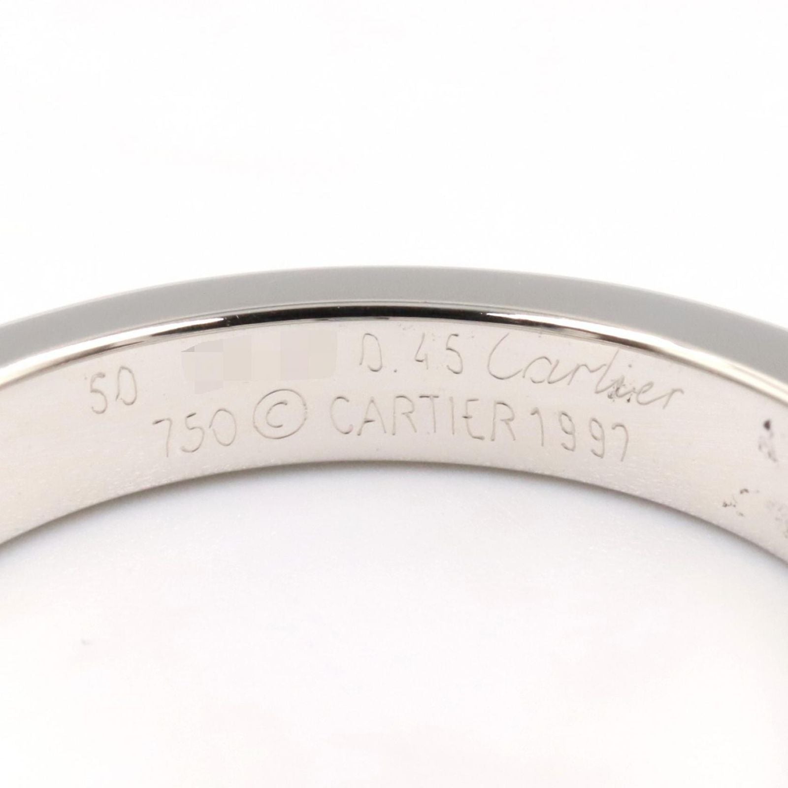Cartier Ring 1Pd K18Wg Used A