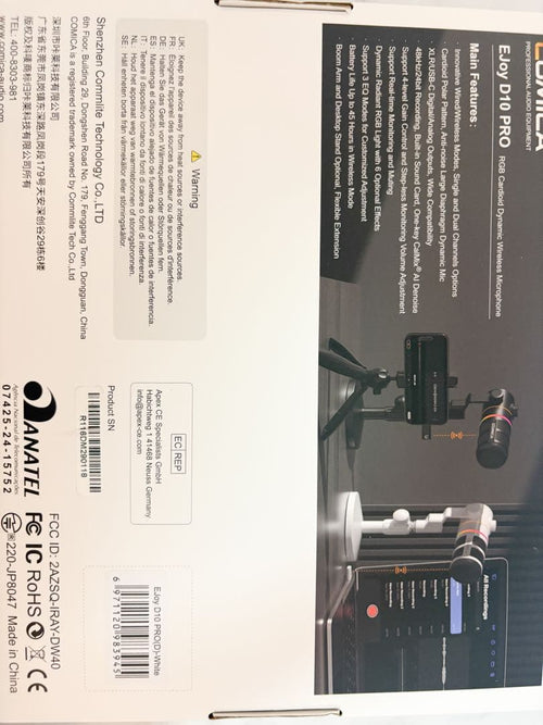 Dynamic Microphones Comica Ejoy D10Pro