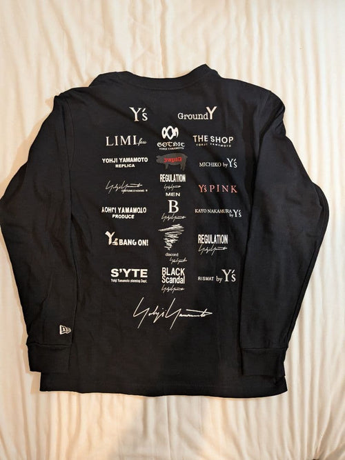 Yohji Yamamoto Medium/Long-Sleeve T-Shirts New Era 100