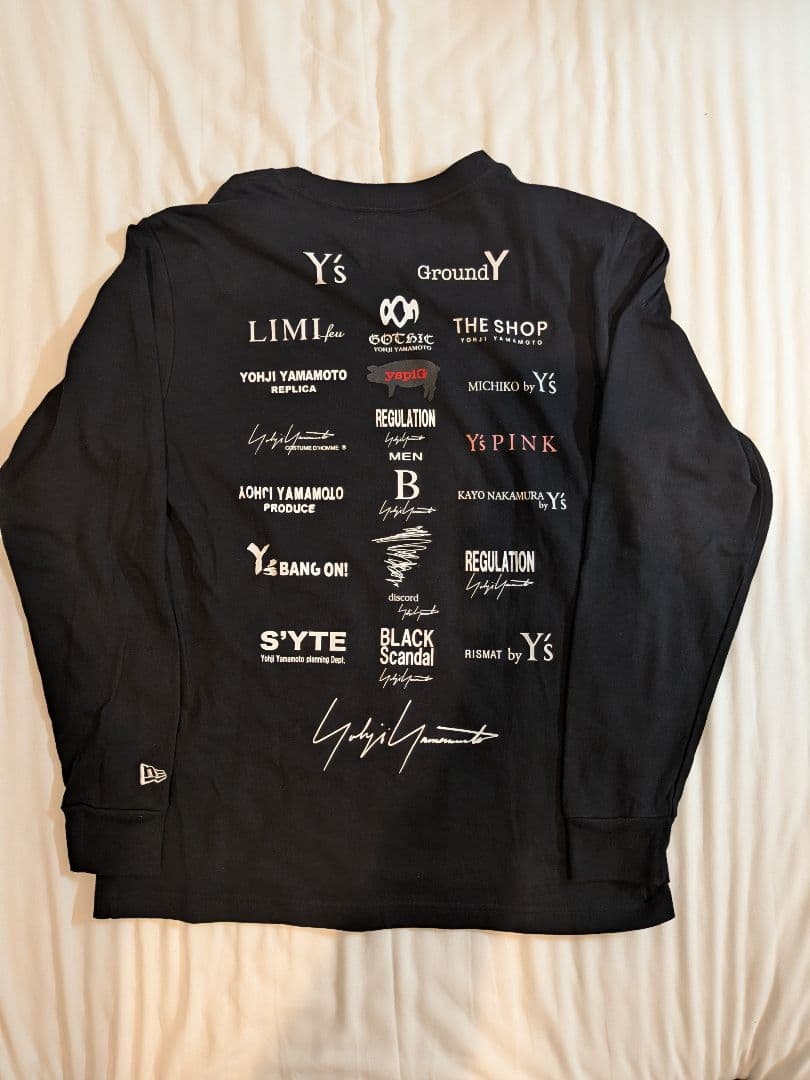 Yohji Yamamoto Medium/Long-Sleeve T-Shirts New Era 100