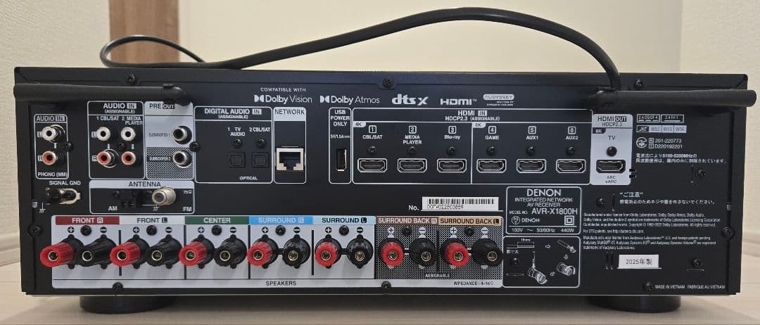 Av Amplifiers Denon Avr-X1800H