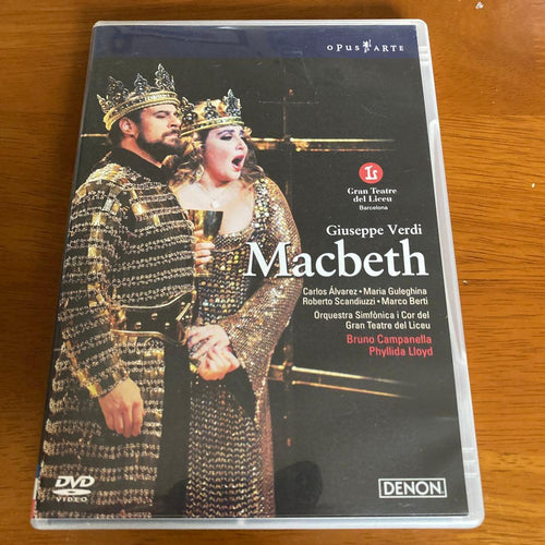 Musicals Theater Giuseppe Verdi Macbeth Dvd