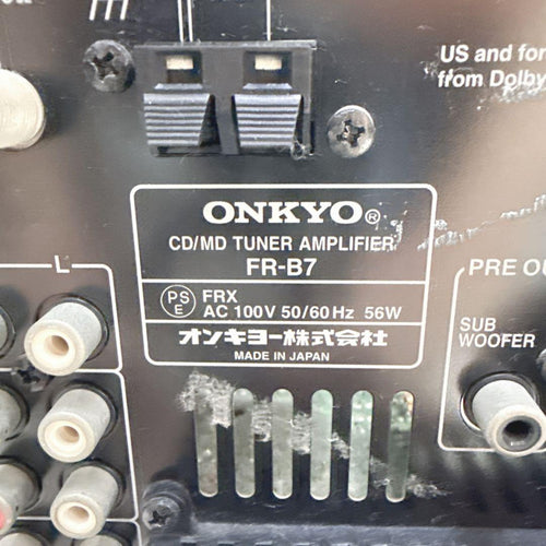 Onkyo Mini Component Systems X-B7 Fr-B7 Hi-Md Md Mdlp