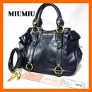 Miu Handbags 2Way Y2K Nero