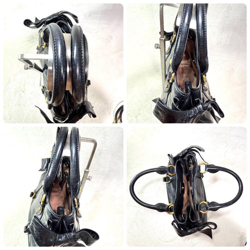 Miu Handbags 2Way Y2K Nero