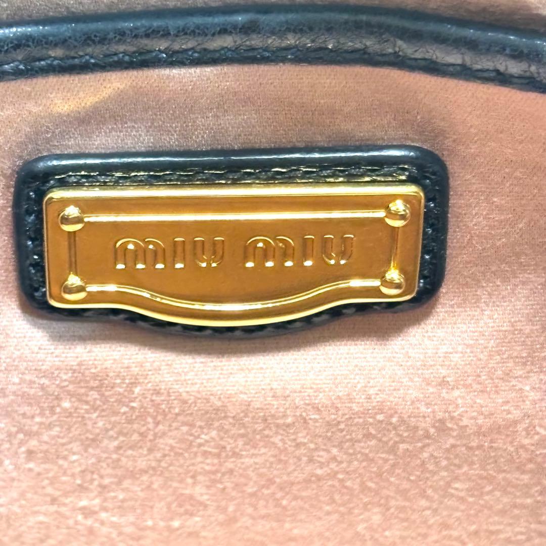 Miu Handbags 2Way Y2K Nero