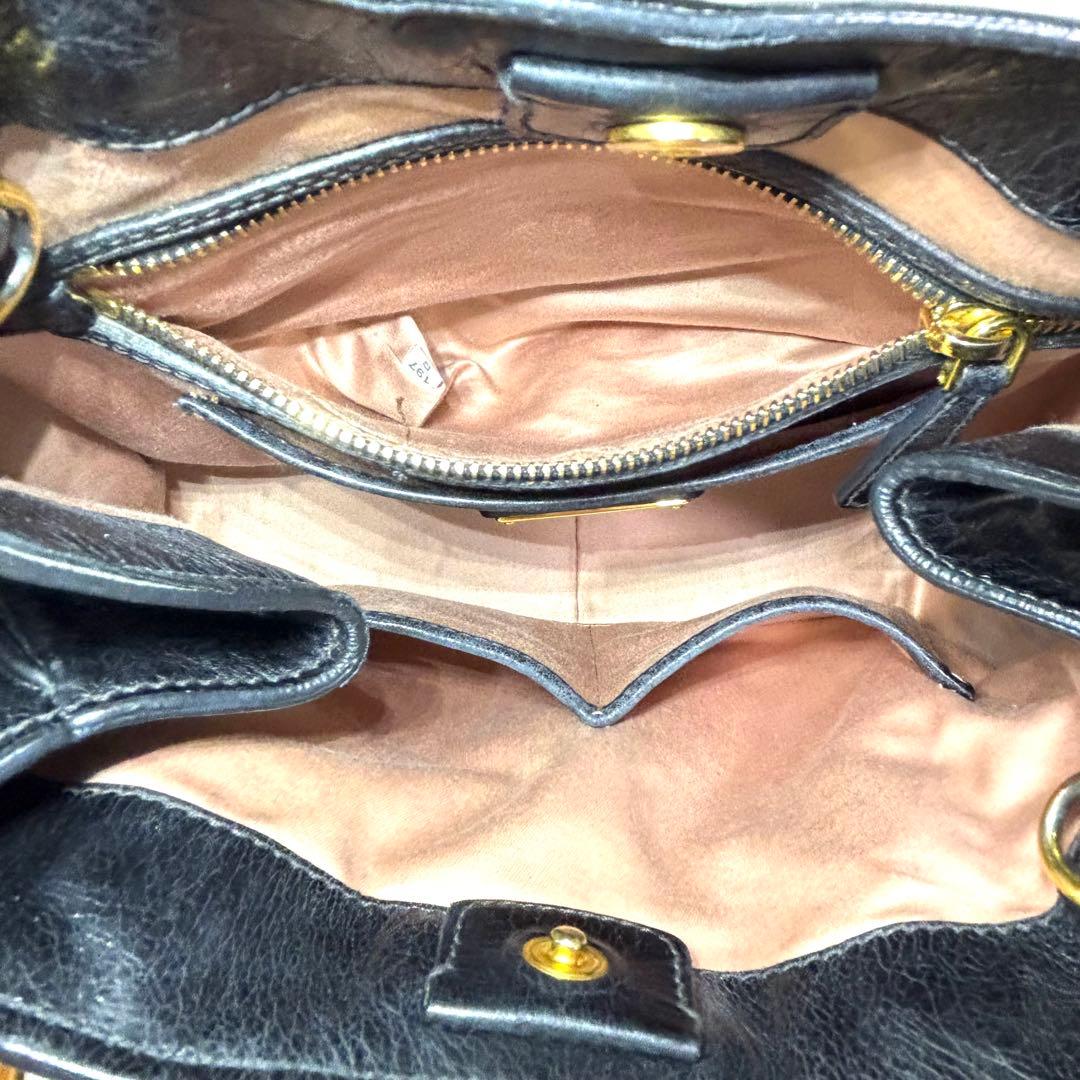 Miu Handbags 2Way Y2K Nero