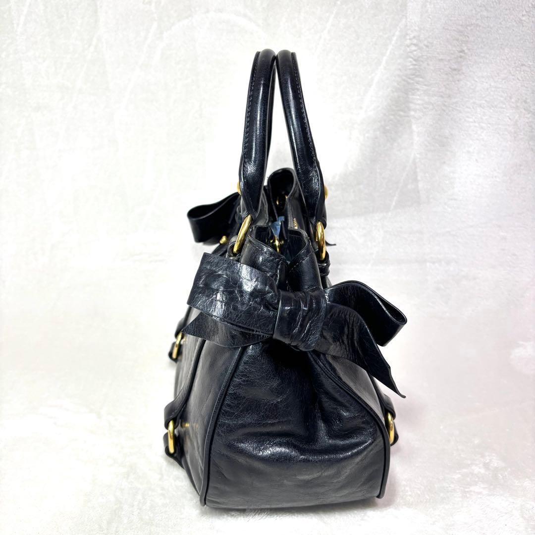 Miu Handbags 2Way Y2K Nero