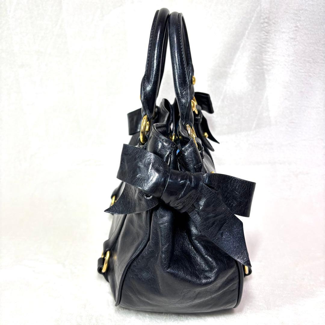 Miu Handbags 2Way Y2K Nero