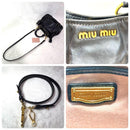 Miu Handbags 2Way Y2K Nero