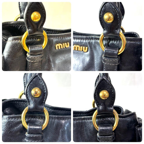 Miu Handbags 2Way Y2K Nero