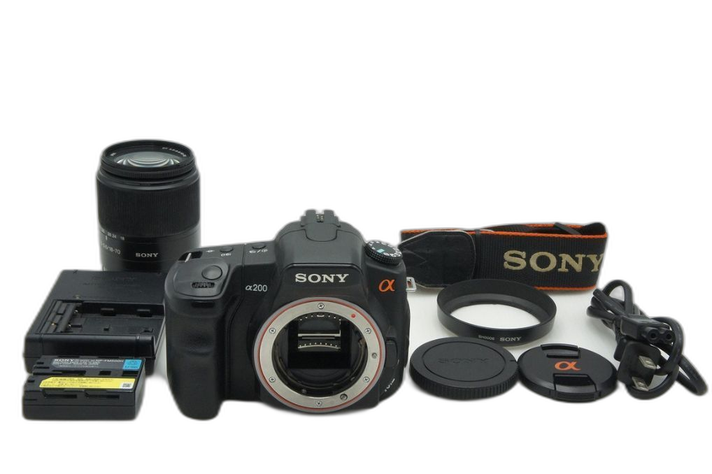 Sony Digital Slr 200 Dslr-A200K (Dt 18-70Mm F3.5-5.6 Sal1870) 260227P