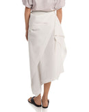 Others Pleats Please Issey Miyake All Squares Asymmetrical Skirt White