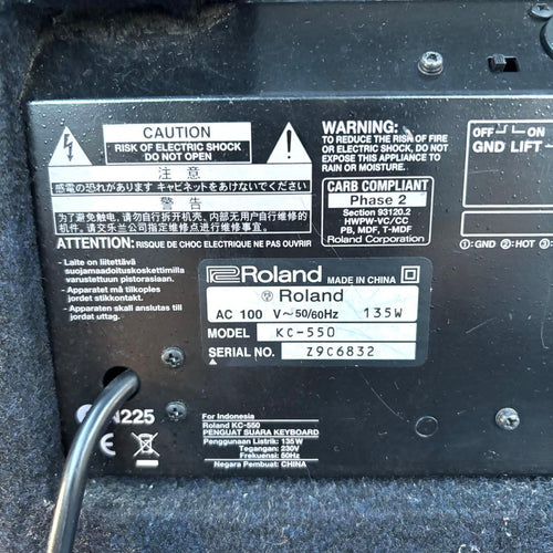 Roland Keyboard Amplifiers Kc-550