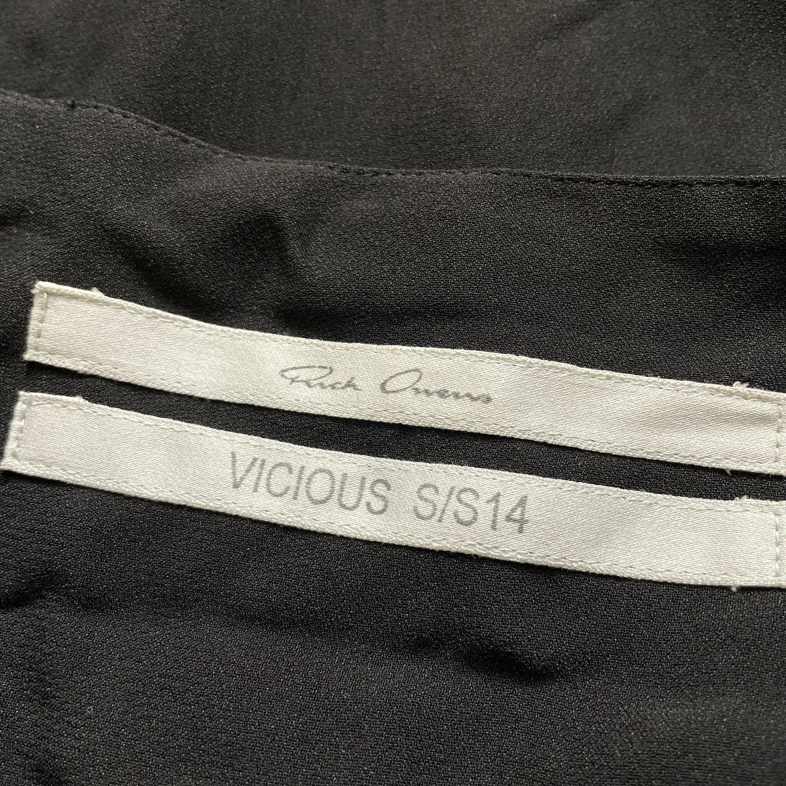 Rick Owens Others Vicious S/S 2014 Drop Crotch Trousers Italy