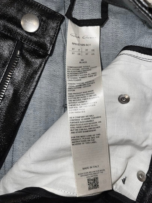 Rick Owens Drkshdw Bootcut Jeans Flare Bolan Black