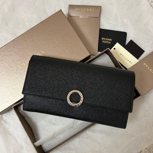 Bvlgari Long Wallets Blk