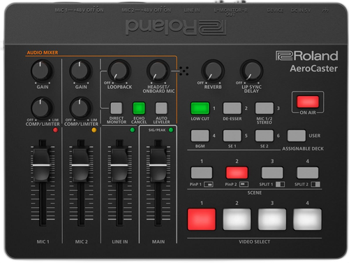 Audio Interface Roland Aero Caster Vrc-01 Ipad