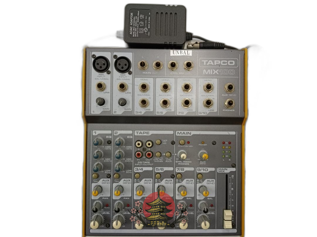 Analog Mixer Tapco Mix100