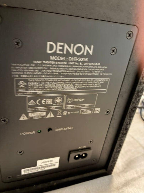 Denon Surround Speakers, Rear Soundbars