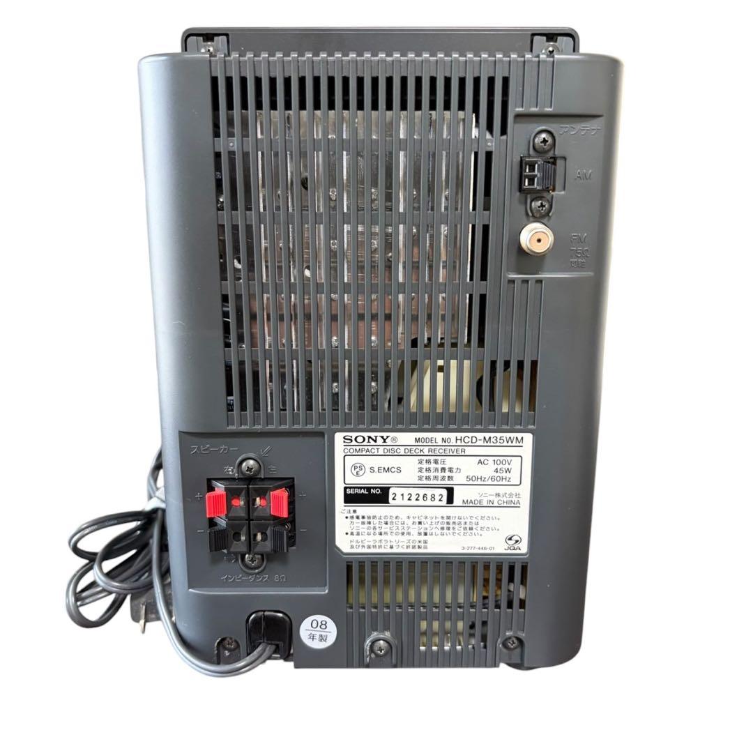 Sony Mini Component Systems Cd Md Hcd-M35Wm