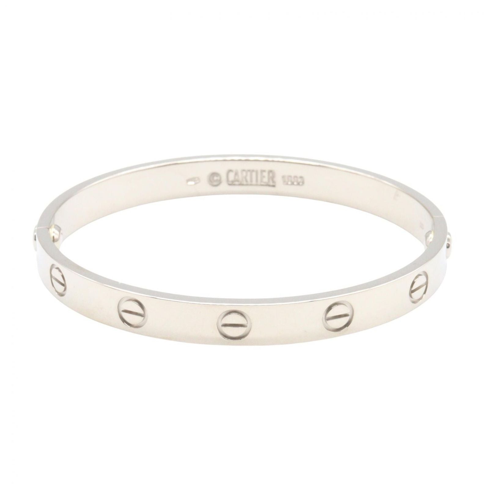Cartier Bracelet K18Wg Used A