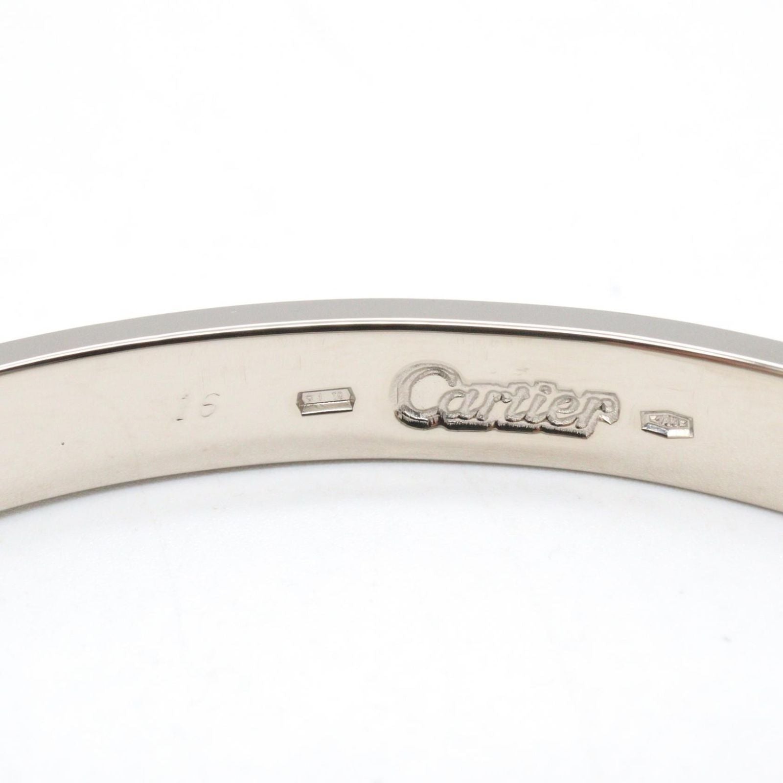 Cartier Bracelet K18Wg Used A
