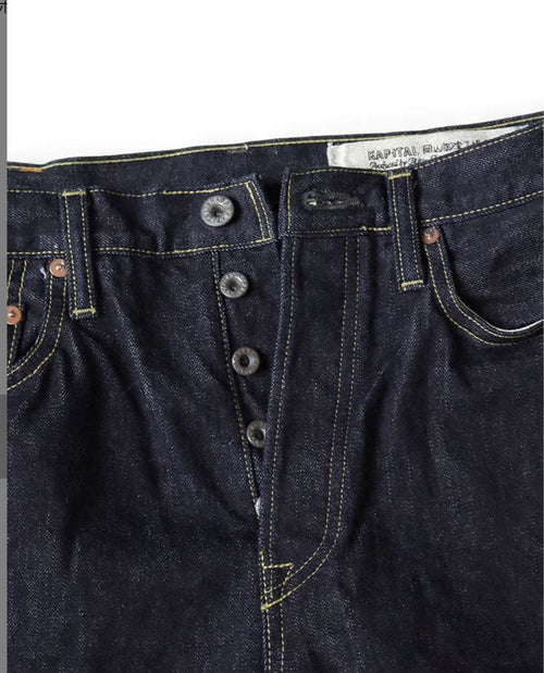 Kapital Straight Jeans 14Oz 5P Cisco 26Ss