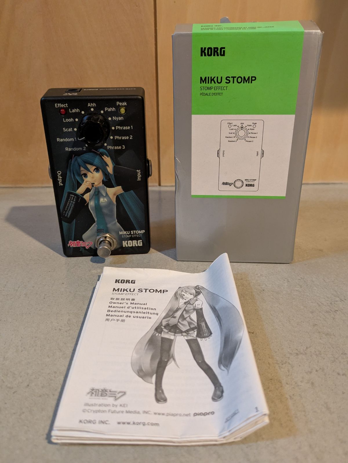 Guitar Effector Korg Miku Stomp