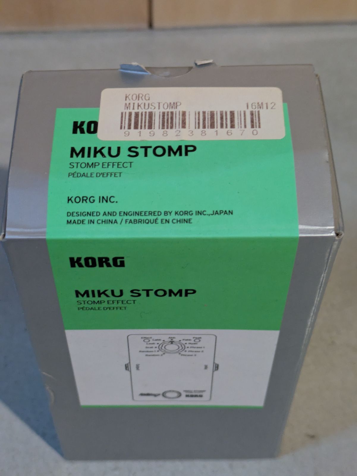 Guitar Effector Korg Miku Stomp