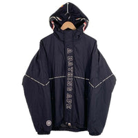 A Bathing Ape G Jean Denim Jacket Relaxed Shark Hoodie 001Hjg301004X Size L