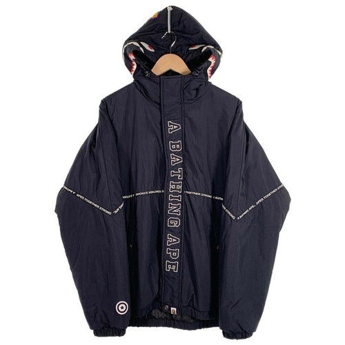 A Bathing Ape G Jean Denim Jacket Relaxed Shark Hoodie 001Hjg301004X Size L
