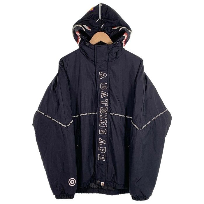 A Bathing Ape G Jean Denim Jacket Relaxed Shark Hoodie 001Hjg301004X Size L